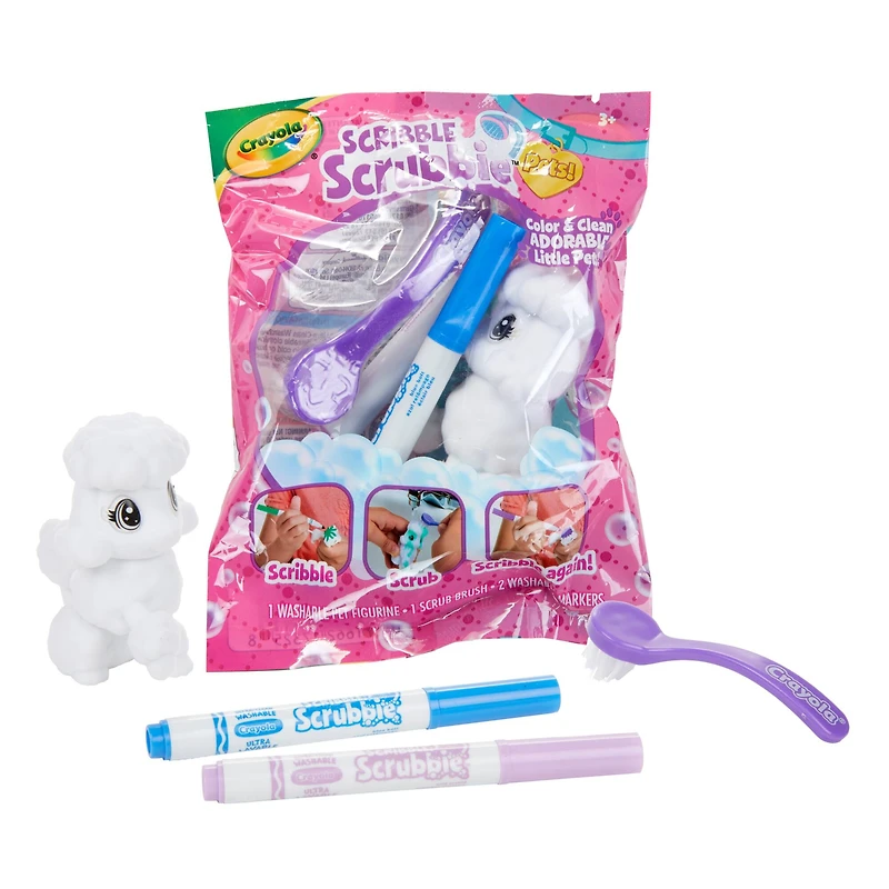 12 Pack: Assorted Crayola® Scribble Scrubbie™ Pets