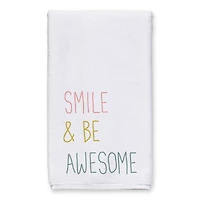 Smile & Be Awesome Tea Towel Set