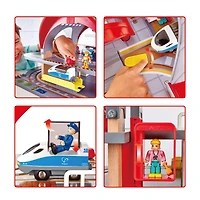 Hape Grand City Station: Light & Sound Play Railway Set