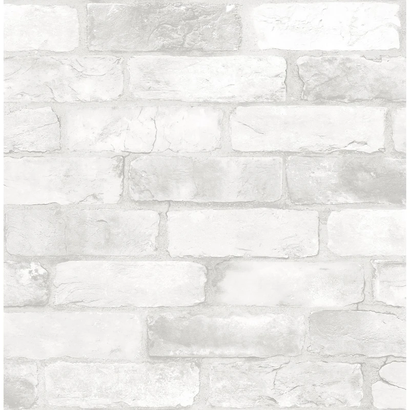 NuWallpaper Loft White Brick Peel & Stick Wallpaper
