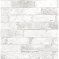 NuWallpaper Loft White Brick Peel & Stick Wallpaper