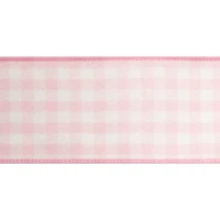 2.5" x 25ft. Wired Gingham Ribbon by Celebrate It