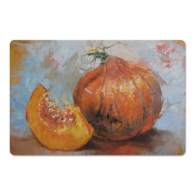 Pumpkin Still Life Floor Mat