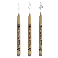 Micron® Fine & Bold Line Cool Gray Pen Set