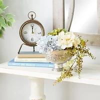 8" Silver Iron Traditional Planter