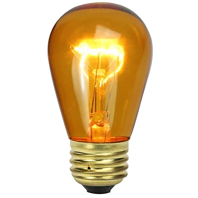 Transparent Incandescent S14 Replacement Christmas Bulbs