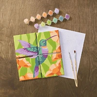 Hummingbird Paint-by-Number Gallery Mini Kit by Artist's Loft®