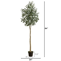 7ft. Potted Artificial Olive Tree