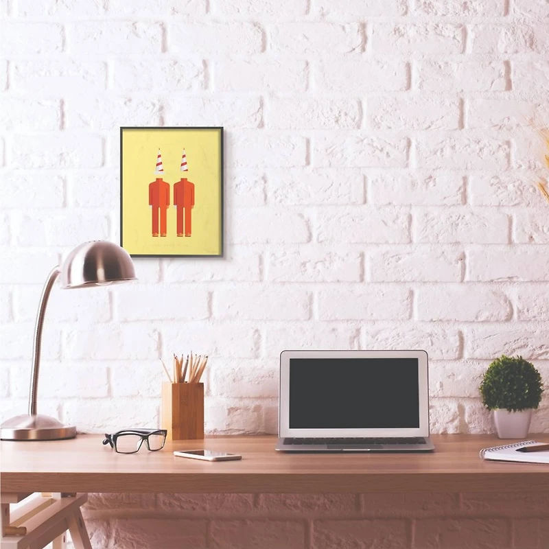 Stupell Industries Pet Shop Boys Fashion Design Wall Accent with Black Frame