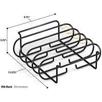 Sorbus 13.5" Black Non-Stick Grilling Rack