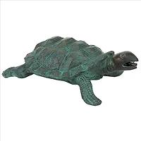 Design Toscano 12" Traipsing Turtle Bronze Garden Statue