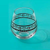 JoyJolt® Disney® 15oz. Geo Picnic Mickey Mouse Stemless Wine Glass Set, 4ct.