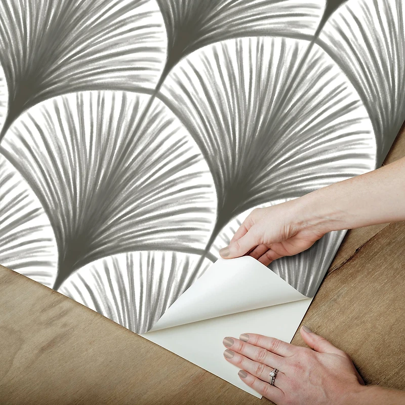 NuWallpaper Amari Gray Peel & Stick Wallpaper