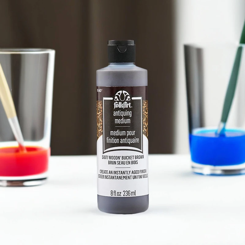 FolkArt® Woodn' Bucket Brown Antiquing Medium