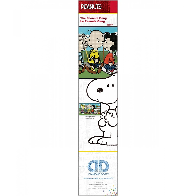Diamond Dotz® Intermediate The Peanuts Gang Diamond Painting Kit