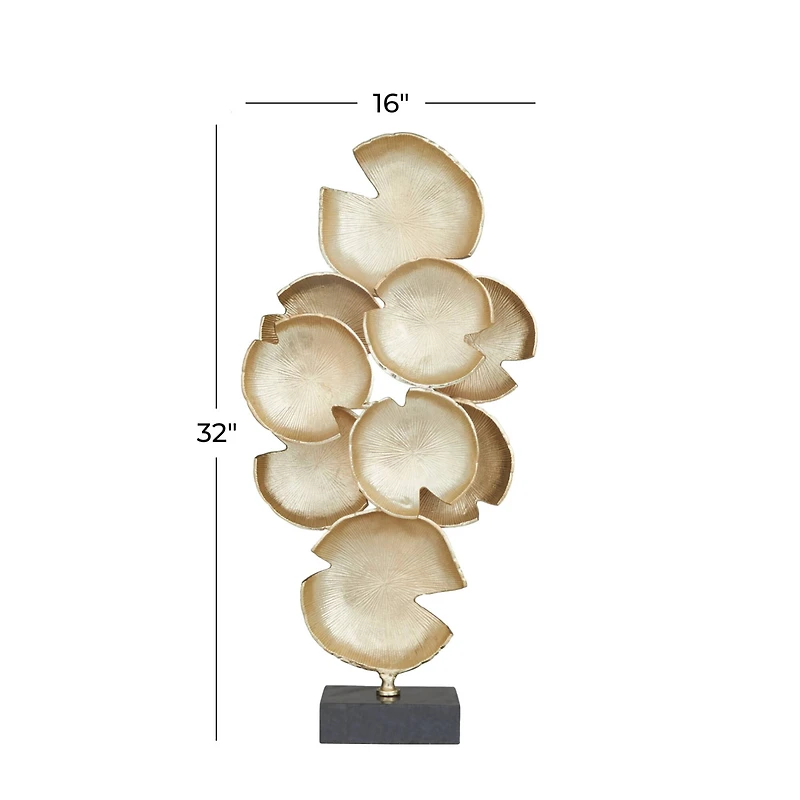 CosmoLiving by Cosmopolitan 31.5" Aluminum Glam Sculpture