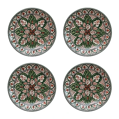 Hello Honey® 7.5" Botanical Bliss Stoneware Plates, 4ct.