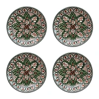 Hello Honey® 7.5" Botanical Bliss Stoneware Plates, 4ct.