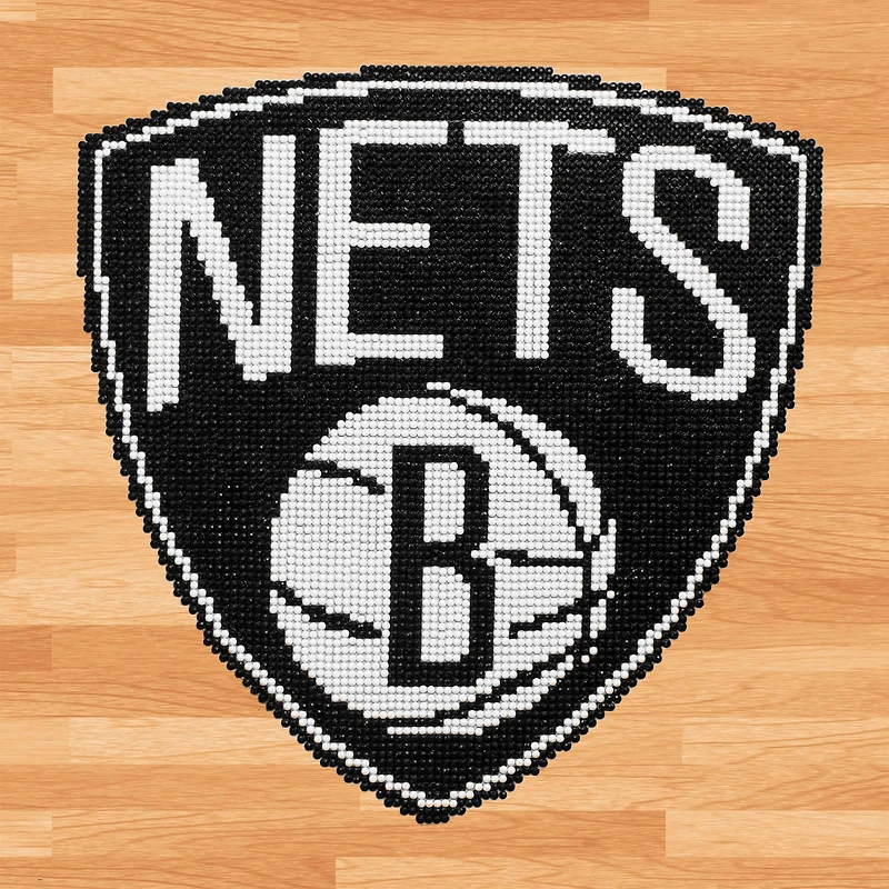 Camelot® Dots Intermediate NBA Brooklyn Nets Diamond Painting Kit