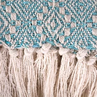 DII® Aqua Diamond Stitch Throw