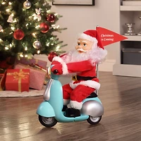 14.5" Scootin' Santa