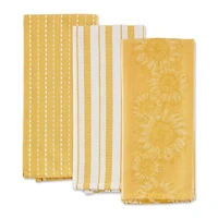DII® Burnt Apricot Sonoma Harvest Dish Towels, 3ct.