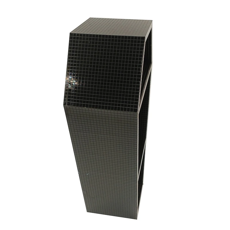 16" Black Disco Coffin Tabletop Shelf by Ashland®