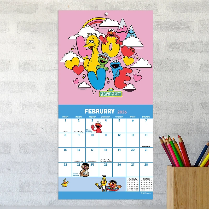 2026 Sesame Street Mini Calendar