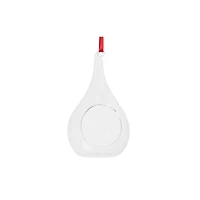 5.5" Clear Open DIY Glass Flat Drop Ornament by Ashland®