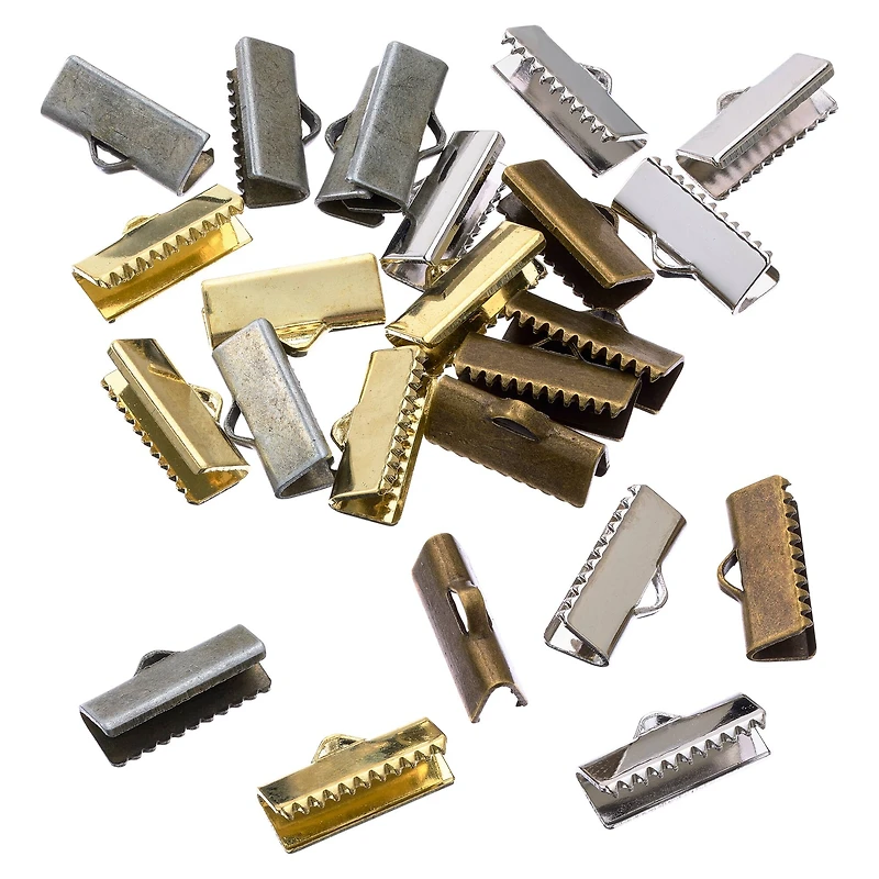 12 Packs: 24 ct. (288 total) Mixed Metal Crimp Closures by Bead Landing™