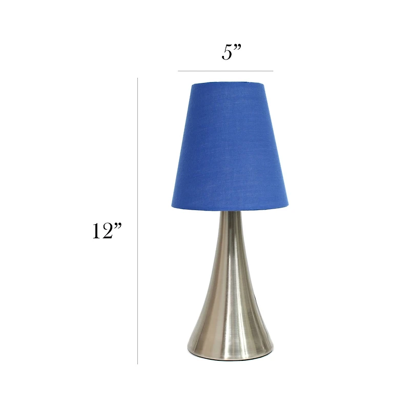 Simple Designs Valencia Mini Touch Table Lamp Set