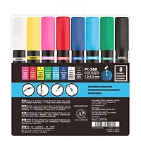 POSCA® PC-5BR Color Brush Tip Paint Marker Set