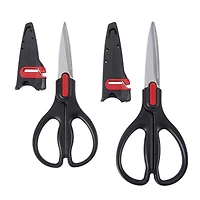 Farberware EdgeKeeper Black 2-Piece Shears Set