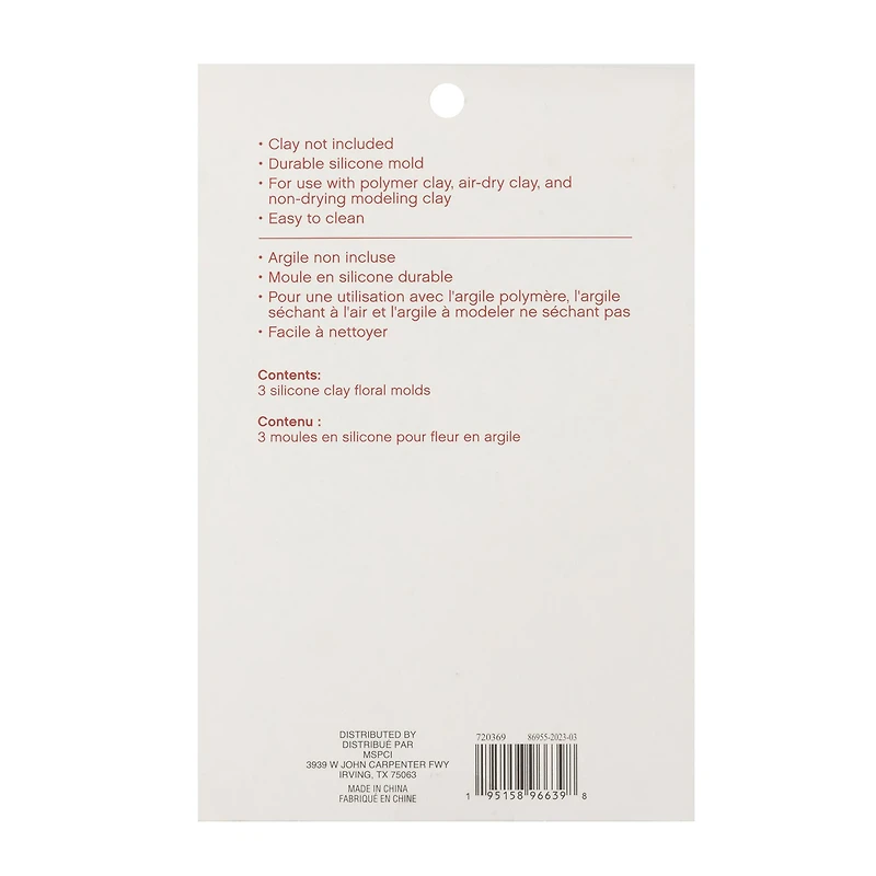 Floral Clay Molds by Craft Smart®