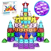 PicassoTiles® 40-Piece Travel Size Building Block Tile Set