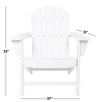 White Traditional Adirondack Chair