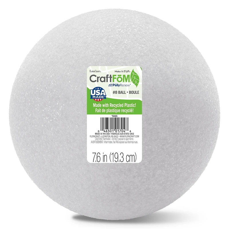 FloraCraft® CraftFōM White Ball