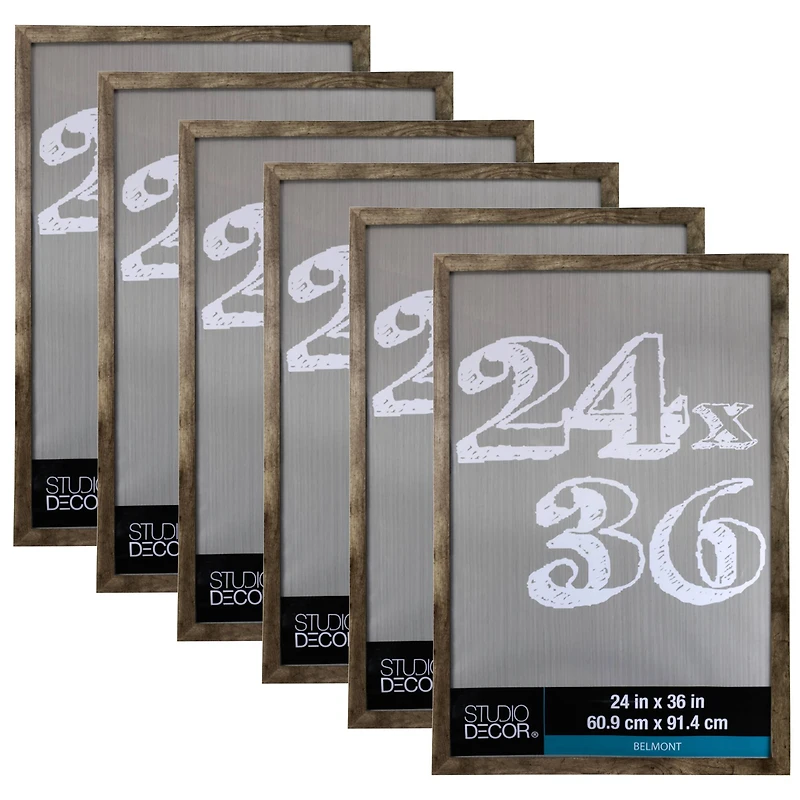 6 Pack: Gray 24" x 36" Belmont Frame by Studio Décor®