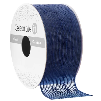 1.5" x 3yd. Crackle Chiffon Ribbon by Celebrate It