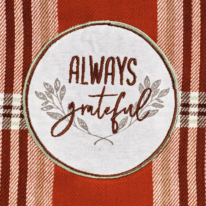 DII® Plaid Thanksgiving Cozy Picnic Dishtowel Set