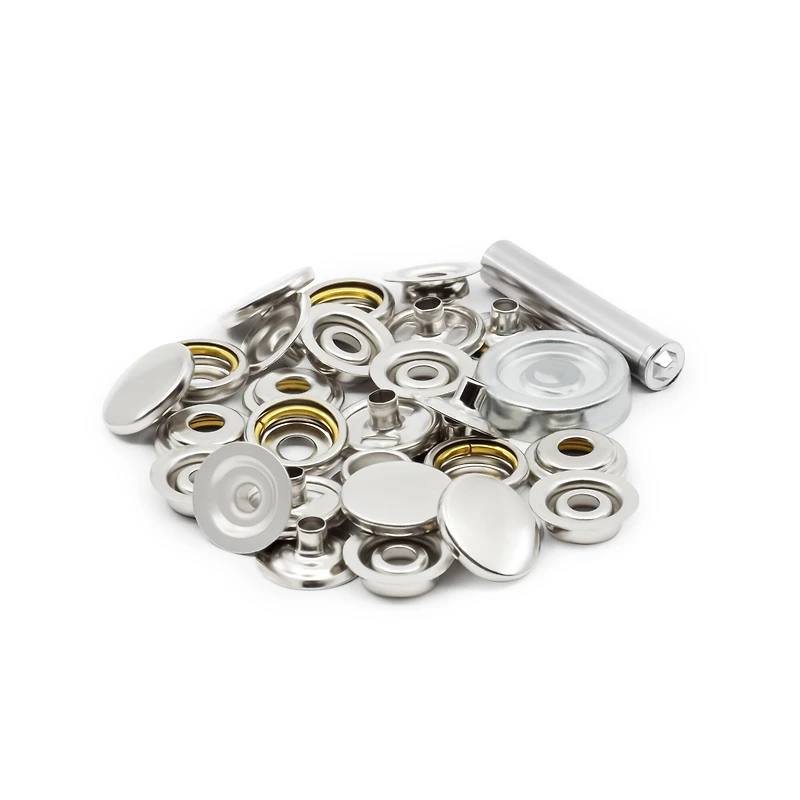 Dritz® Nickel-Plated Brass Heavy Duty Snap Kit, 15mm