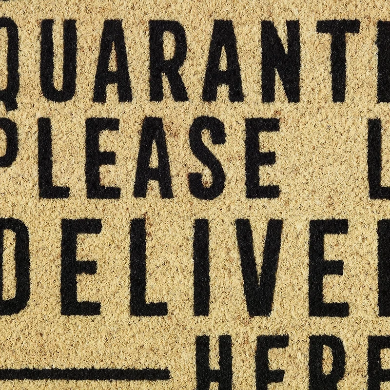 DII® Quarantining Deliveries Here Doormat