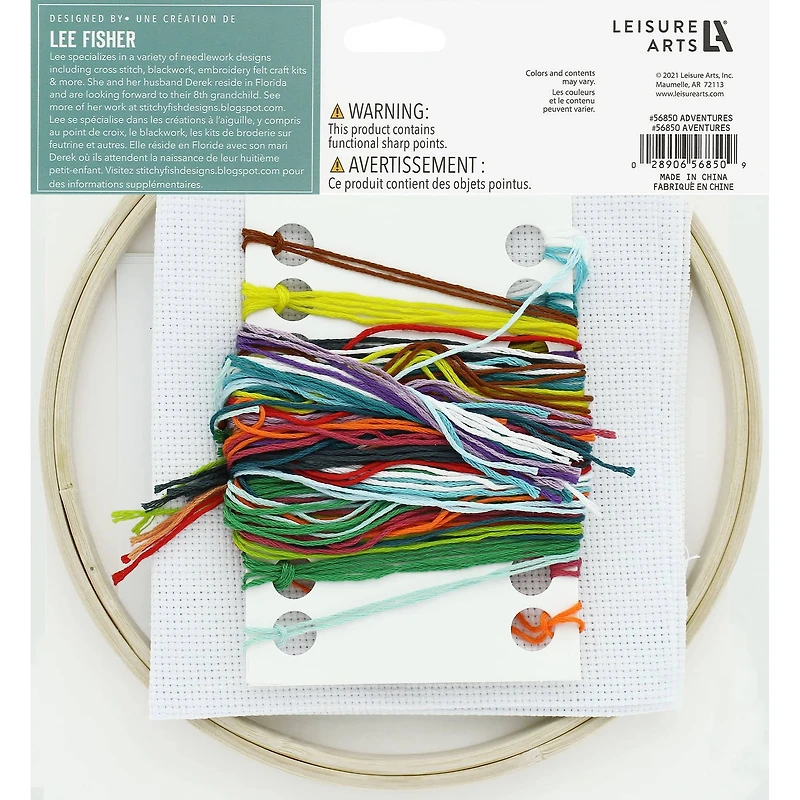 Leisure Arts® 7" Adventure Cross Stitch Kit