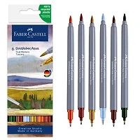 Faber-Castell® Goldfaber Aqua Tuscany Dual-Tip Marker Set