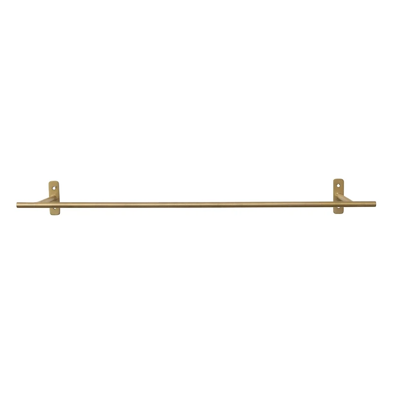 Hello Honey® Matte Brass Finish Modern Metal Hanging Bar