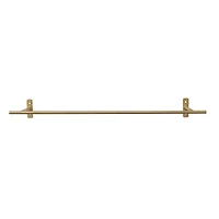 Hello Honey® Matte Brass Finish Modern Metal Hanging Bar