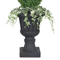 4ft. Topiary Boxwood Artificial Tree in Decorative Urn