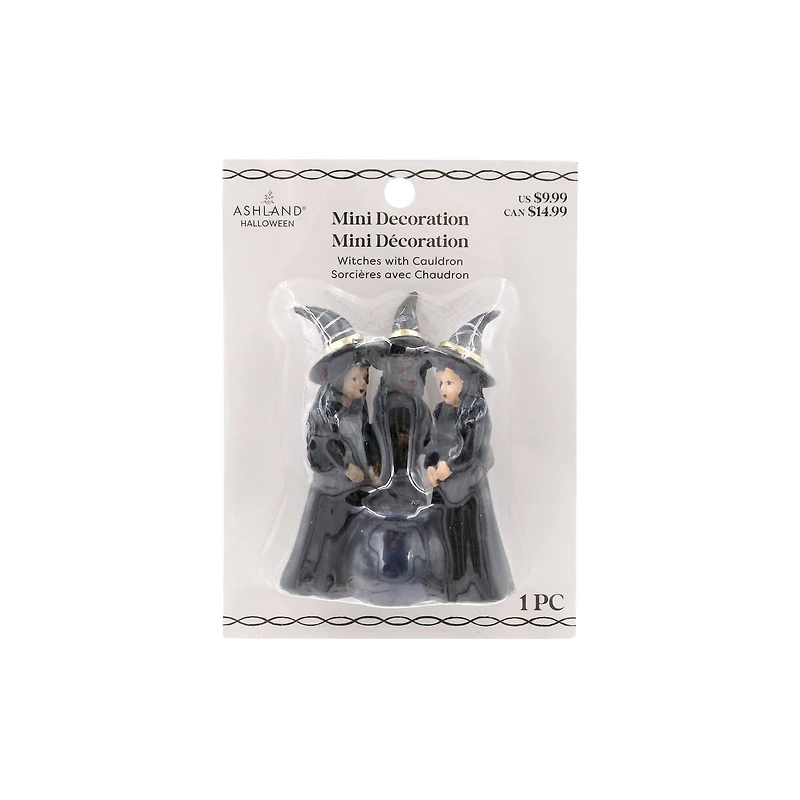 Mini Witches with Cauldron Decoration by Ashland®