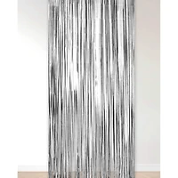 Silver Fringe Curtain by Celebrate It™