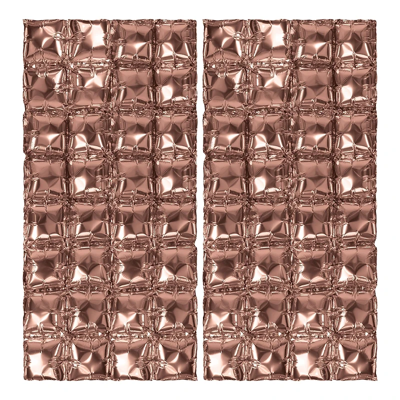 Beistle RoseGold Foil Balloon Backdrops